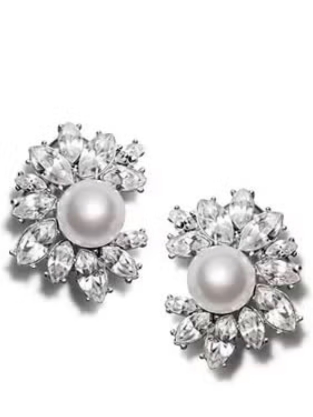 Tory Burch Line with the Late KJL Crystal earrings collectors piece 🔥